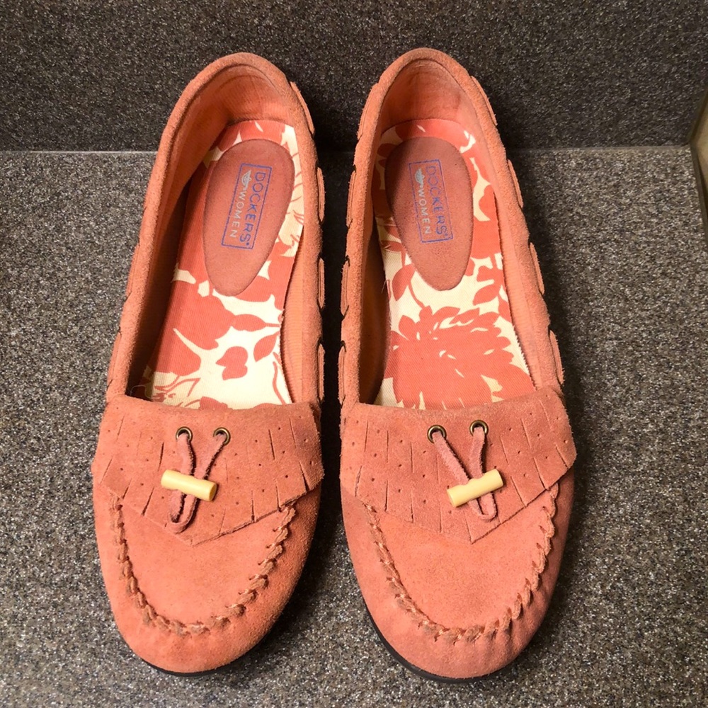 Suede loafers